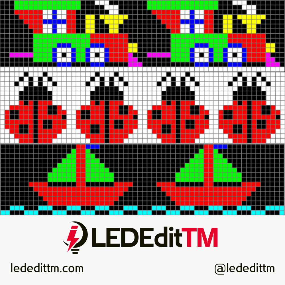 Pixel LED Thoranam Effects 15X60 Pack1 For LEDEdit Software