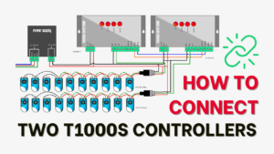 Connect Two T1000s LED Controllers