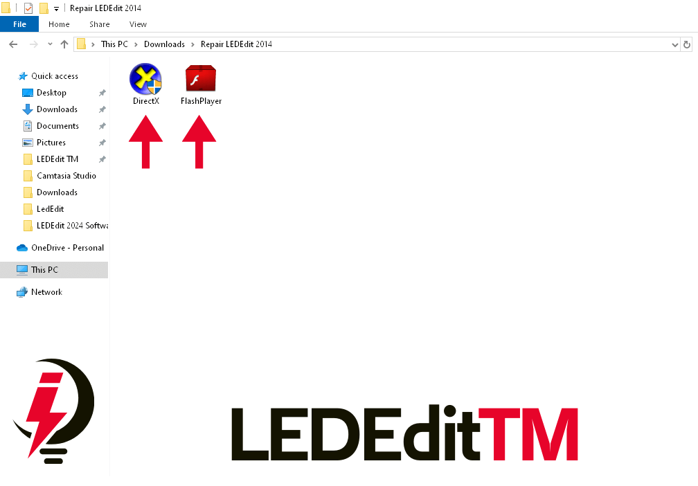 Fix Class Not Registered on LEDEdit: Final Solution 3 install files on repair LEDEdit 2014 folder