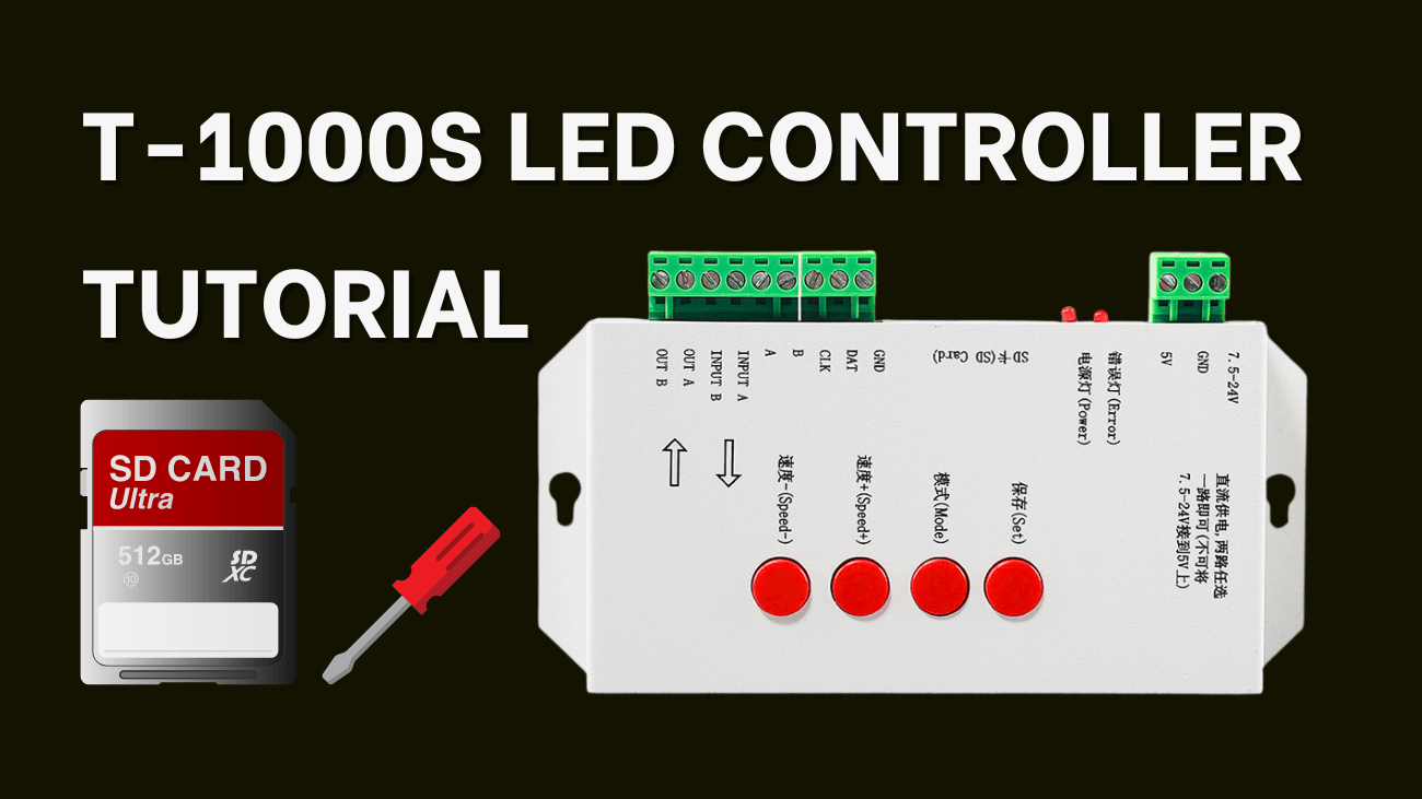 T-1000S LED Controller Tutorial