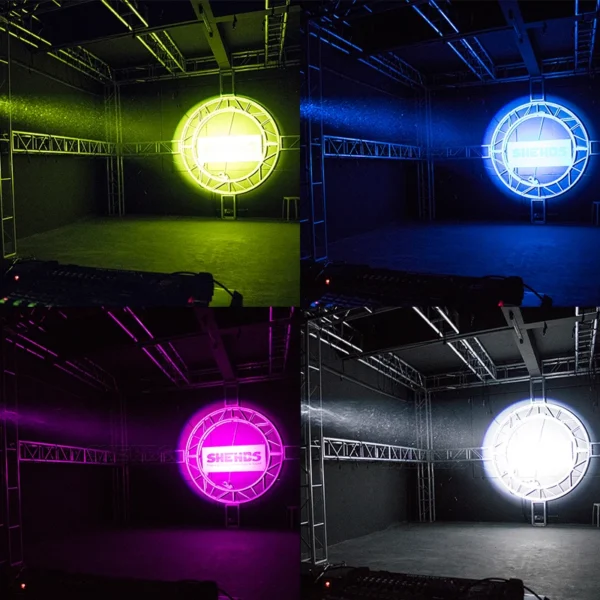 330W LED Follow Spot DJ LED Follow Spot Manual 6-Color Focused Light Gobo Spot-Light Beam Theater Wedding Show Stage Event