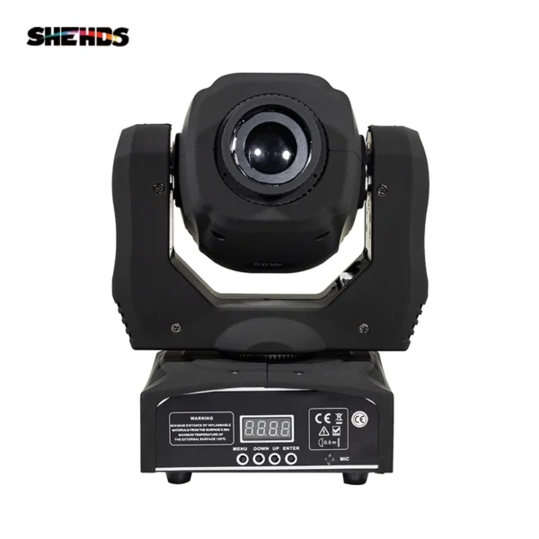 LED Spot 60W Moving Head Light Gobo/Pattern Rotation Manual Focus With DMX Controller For Projector DJ Disco Stage Lighting