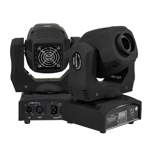LED Spot 60W Moving Head Light Gobo/Pattern Rotation Manual Focus With DMX Controller For Projector DJ Disco Stage Lighting