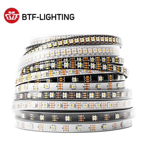SK6812 RGBW LED Strip Light, 4 in 1; similar to WS2812B 1m 4m 5m 30 60 144 LEDs Individual Addressable RGBWW LED Lights IP30 65 67 5V