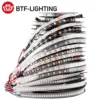 WS2812B LED Lights DC5V WS2812 RGB LED Strip Light Individually Addressable Smart Pixels Magic Light Black White PCB IP30 65 67