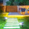 LED Solar Spot Lights Outdoor Spotlight In-Ground IP65 Waterproof Solar Wall Light Outdoor Garden Light for Yard Lawn Landscape