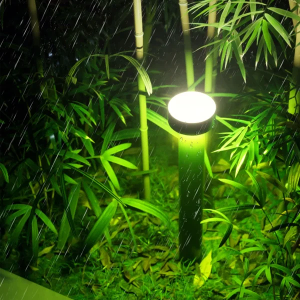 Outdoor Bollard Lights Garden Lawn Lamp Pathways Yard Landscape Lighting IP65 Waterproof 3000K 4000K LED Light