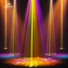 GalaxyJet 2PCS Bulb 380W Beam Moving Head Light with Flight Case DMX512 For Disco DJ Music Ball Party Nightclub Profession