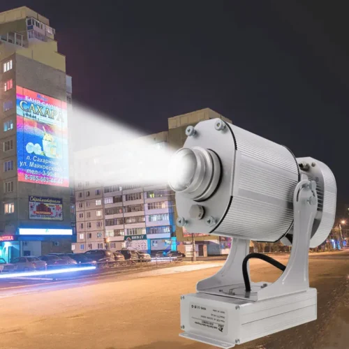 40W Outdoor Laser Logo Projector Custom For Advertising Gobo Rotation Proyector Adjustable Lens Marketing and Publicized Hot Sale
