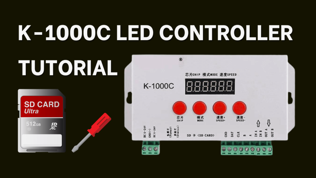 K-1000C LED Controller Tutorial 4 K-1000C LED Controller Tutorial