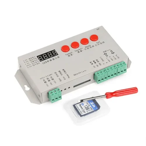 K-1000S Pixel LED Controller, SPI DMX512 support, WS2811 1903 2812 2813 2815 16703 6812 1914