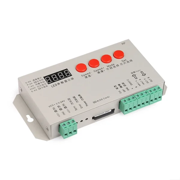 K-1000S Pixel LED Controller, SPI DMX512 support, WS2811 1903 2812 2813 2815 16703 6812 1914