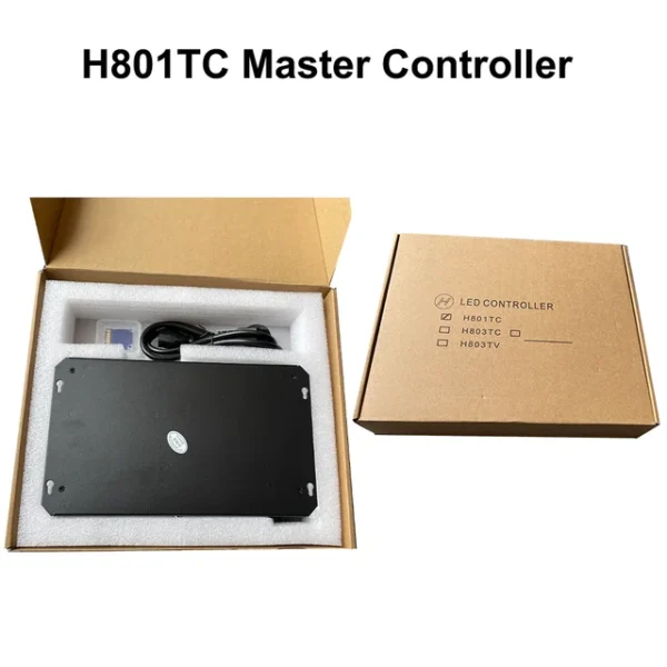 H801TC LED Master Controller Pixel LED Controller Drive 150000 Pixels Strip Light Work With H802RA H801RC Support DMX Console.