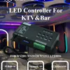 LED Controller 4CH 1280 Pixels for WS2801 WS2812B WS2811 LPD8806 RGB LED Strip, built-in effect supports SD card for Indoor Light