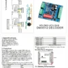 4CH Channel DMX512 Decoder Dimmer DC5V-24V RGBW Controller MAX16A WS-DMX-4CH-BAN-V3 for LED Strip Light Tape or Module Lamp.