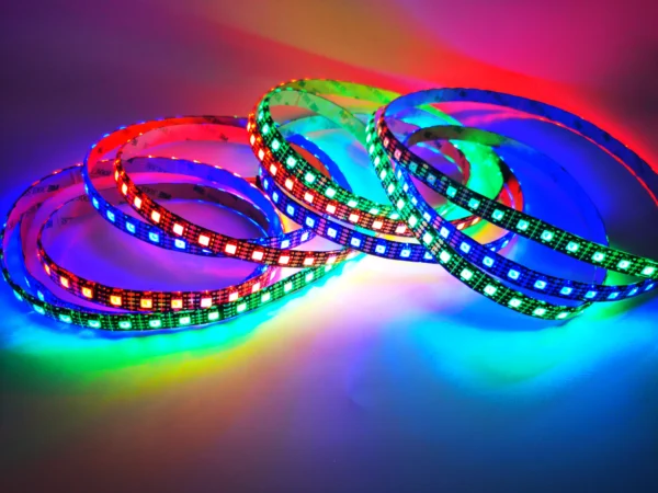 5M SK9822 RGB LED Strip (Similar APA102) Fast Data & Clock 96 LEDs/pixels/m Individual Addressable IP30/65/67 DC5V