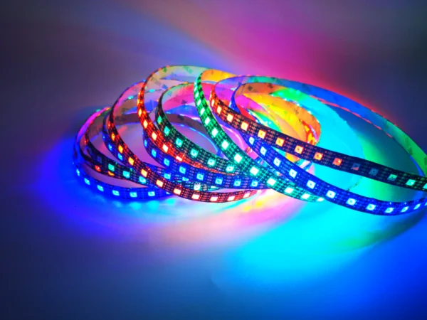 5M SK9822 RGB LED Strip (Similar APA102) Fast Data & Clock 96 LEDs/pixels/m Individual Addressable IP30/65/67 DC5V