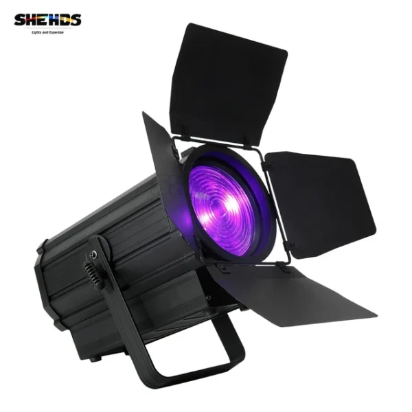 SHEHDS 2PCS Adjustable Focus 250W RGBW/WCW Par Light Fresnel Lens for Party Wedding Studio Performance