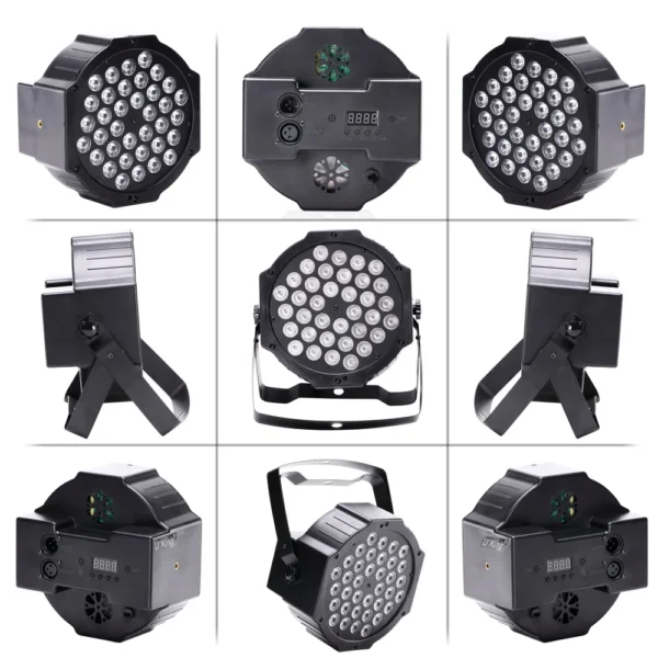 Somspot 4PCS LED Par Light 36W RGB Stage Light Effect Projector DJ Disco Party Lights for Christmas Bar Club Wedding Birthday