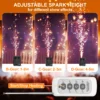 Somspot 700W Cold Spark Machine DMX Cold Firework Machine Remote Control Stage Equipment for Wedding Opening/Ending Ceremony