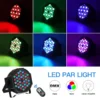 Somspot 4PCS Stage LED Par Light DJ Disco Effect Lighting LED Projection Light for KTV Party Wedding Holiday Bar Club