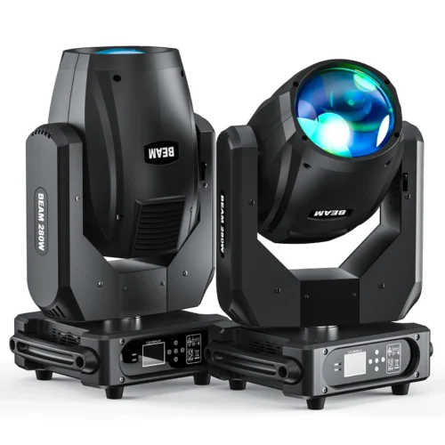 Somspot 280W Moving Head Light Beam Pattern Light DMX Stage Light Effect for DJ Disco Party Holiday Bar Club Wedding Birthday