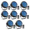 Somspot Mini RGB LED Par Lights Stage Lighting Effect LED Projection Light for DJ Disco Party Holiday Bar Club Wedding Birthday.