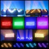 Somspot 10PCS/SET RGB LED Par Light Color Mixing Stage Light Effect Projector Exterior Wall Light for DJ Disco Party Wedding