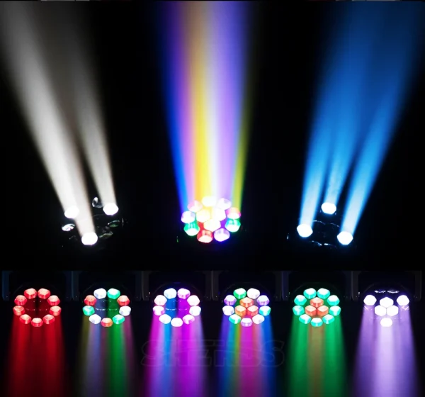 JMS WEBB LED Beam Wash Big Bees Eyes 12x40W RGBW 4in1 Zoom Lighting Rainbow For Disco KTV Party DJ Professional Stage Equipment