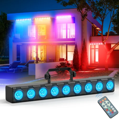 Somspot 36W 9LEDs RGBW Lights Bar Stage Lighting Effect LED Projection Light for DJ Disco Party Christmas Club Wedding Birthday.