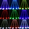 Somspot 100W RGBW Moving Head Light Beam DMX Stage Effect Lighting for DJ Disco Bar Club Party Dance Wedding