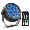 Somspot Mini RGB LED Par Lights Stage Lighting Effect LED Projection Light for DJ Disco Party Holiday Bar Club Wedding Birthday.