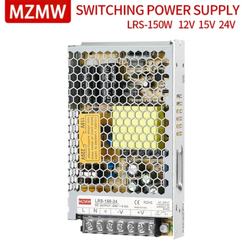 MZMW LRS150 Switching Power Supply 150W Single Output AC/DC 5V 12V 15V 24V 36V 48V LRS-150-5 LRS-150-12 LRS-150-24