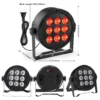 Somspot 4PCS RGBW LED Par Lights Stage Lighting Effect DMX512 Sound Active for DJ Disco Bar KTV Party Wedding Holiday Concert