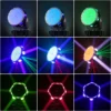 Somspot LED Moving Head Light RGB Beam Lights Stage Light Effect Projector for DJ Disco KTV Party Wedding Holiday Bar Club.