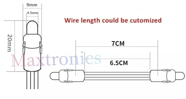 New 500PCS DC12V Single Color LED Modules F9MM LED Pixel String Waterproof IP67 for Amusement Park Decor Advertising Light Board.