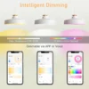 Ewelink GU10 Zigbee LED Bulbs WiFi Smart LED Lamp RGB CW WW Ewelink App Control LED Light Bulb Works With Alexa Google Yandex