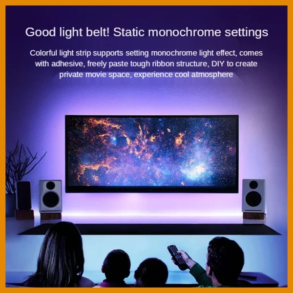 TV Screen Light Synchronization LED Atmosphere Light Voice Graffiti APP Control Immersive Watching Drama and Sports Experience