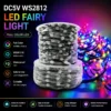 10003000pcs WS2812 LED Pebble Pixel String Light GRB Addressable Full Color IP67 DC5V 15202530mm50mm100mm Pitch Fairy Lamp