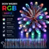 1500pcs WS2811 Full Color Pixel 2811 IC LED Module Light input IP68 DC 5V 12MM waterproof RGB color Digital LED Pixel Light