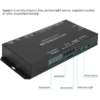 T8K Music & DMX Console Pixels LED Strip Controller 8 Channels Port With Mic in/Aux in Control