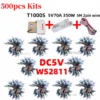 500/600/700pcs WS2811 Full Color LED Module Light Kits DC5V 12mm Waterproof RGB Color Digital LED Pixel Lamp for Festival Decor