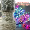 1000-3000pcs WS2811 LED Pebble Pixel String Light GRB Addressable Full Color IP67 DC5V 15/20/25/30mm/50mm/100mm Pitch Fairy Lamp