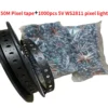 Best 1000pcs WS2811 12mm Full Color LED Module Pixel Light IP68 DC5V Waterproof And 50M Diy Black Band Flexible Tape Or Full Kit