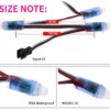 500pc WS2811 Full Color LED IP68 12MM DC5V Or T1000s 5V 70A Kits