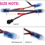 500pc WS2811 Full Color LED IP68 12MM DC5V Or T1000s 5V 70A Kits 3 500pc WS2811 Full Color LED IP68 12MM DC5V Or T1000s 5V 70A Kits