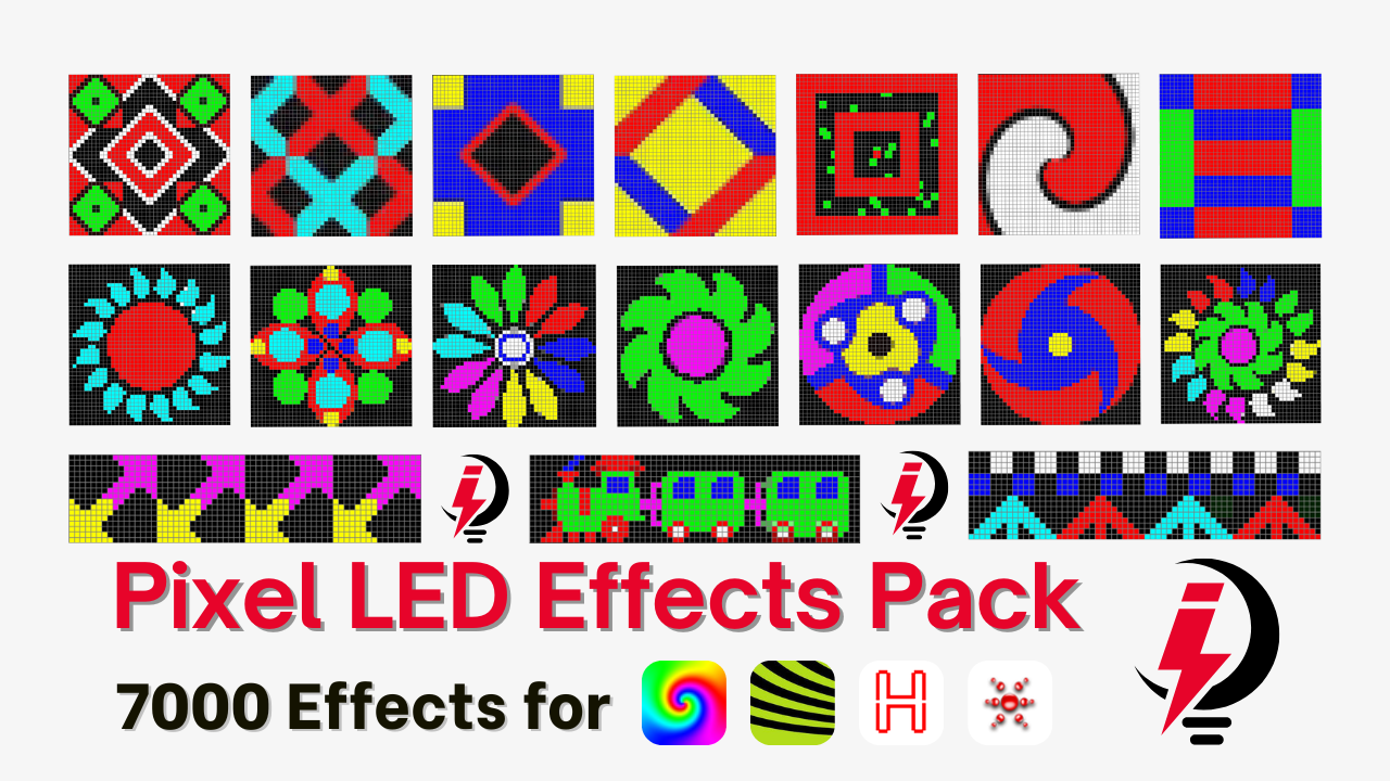 Pixel LED Effects Download Pack 7000 Effects for LEDEdit