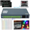 Resolume Arena, Madmapp, M5.0 Artnet To SPI Pixel Controller 12 Port 12240 Pixels Control WS2811 WS2812 DMX512 For LED Strip Light