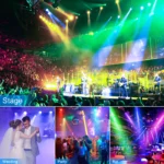 U'King 4PCS 200W 18 LED Par Light 4in1 18x8W RGBW Stage Light DMX 512 Control 4/8CH Flat Lighting Christmas DJ Party Disco Lamp 3 U'King 4PCS 200W 18 LED Par Light 4in1 18x8W RGBW Stage Light DMX 512 Control 4/8CH Flat Lighting Christmas DJ Party Disco Lamp