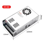 MZMW MS500 Switching Power Supply 500W 5V 12V 24V 36V 48v 60V 72V 80V 110V Adjustable Voltage Single Output MS-500-24 MS-500-48